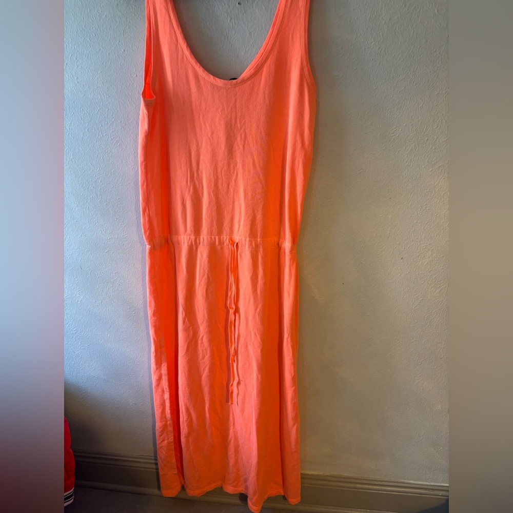 Polo Ralph LaurenSleeveless Dress Bright‎ Melon size L NwT